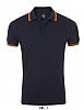 Polo Hombre Pasadena Sols - Color Marino/Naranja Flor